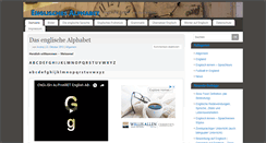 Desktop Screenshot of englischesalphabet.net