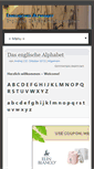 Mobile Screenshot of englischesalphabet.net